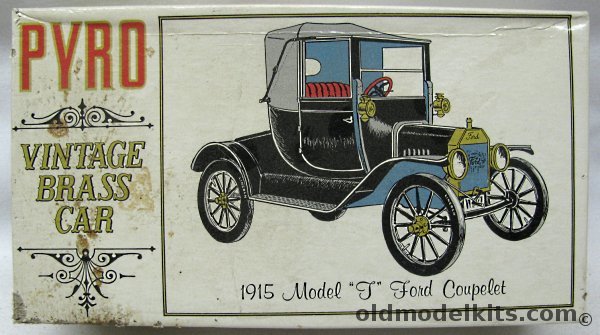 Pyro 1/32 1915 Model T Ford Coupelet Vintage Brass Car, C451-100 plastic model kit